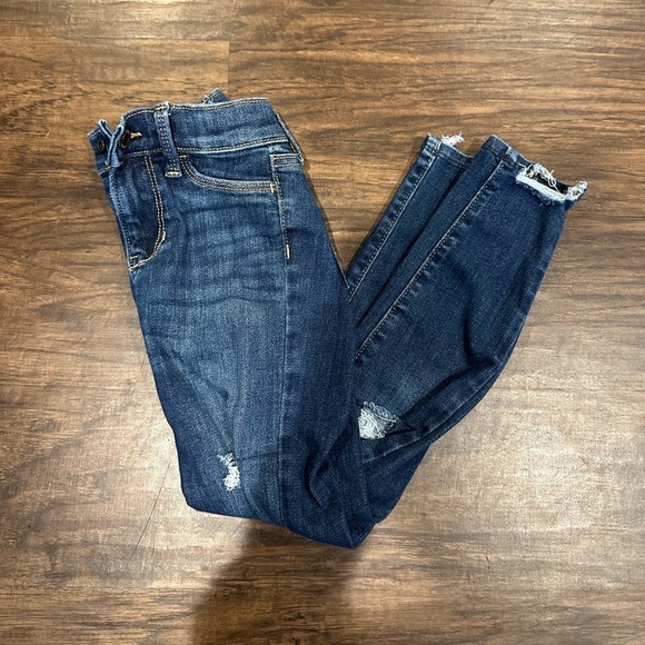 Old Navy Girls Blue Jeggings Size 7 - Picture 1 of 7